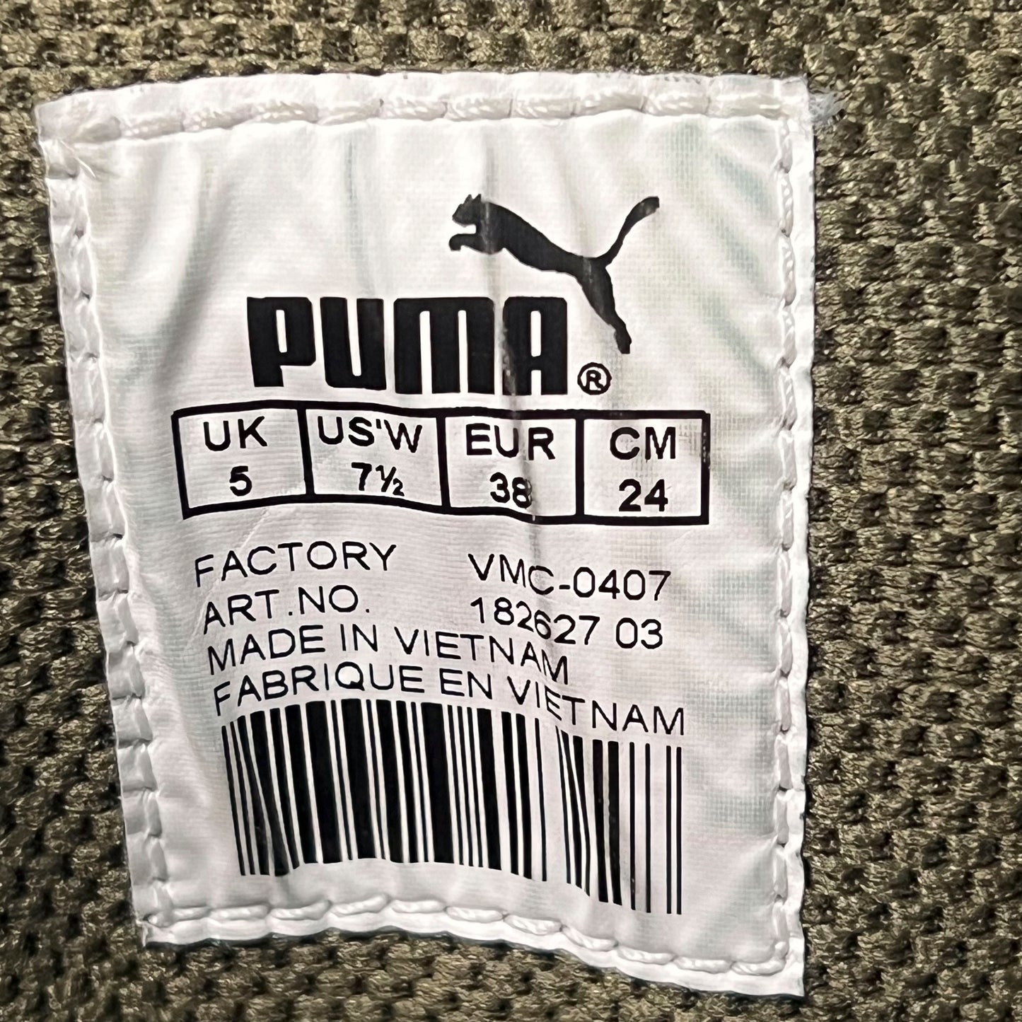 Puma Rare London Trail Green Leather Boxing Boots