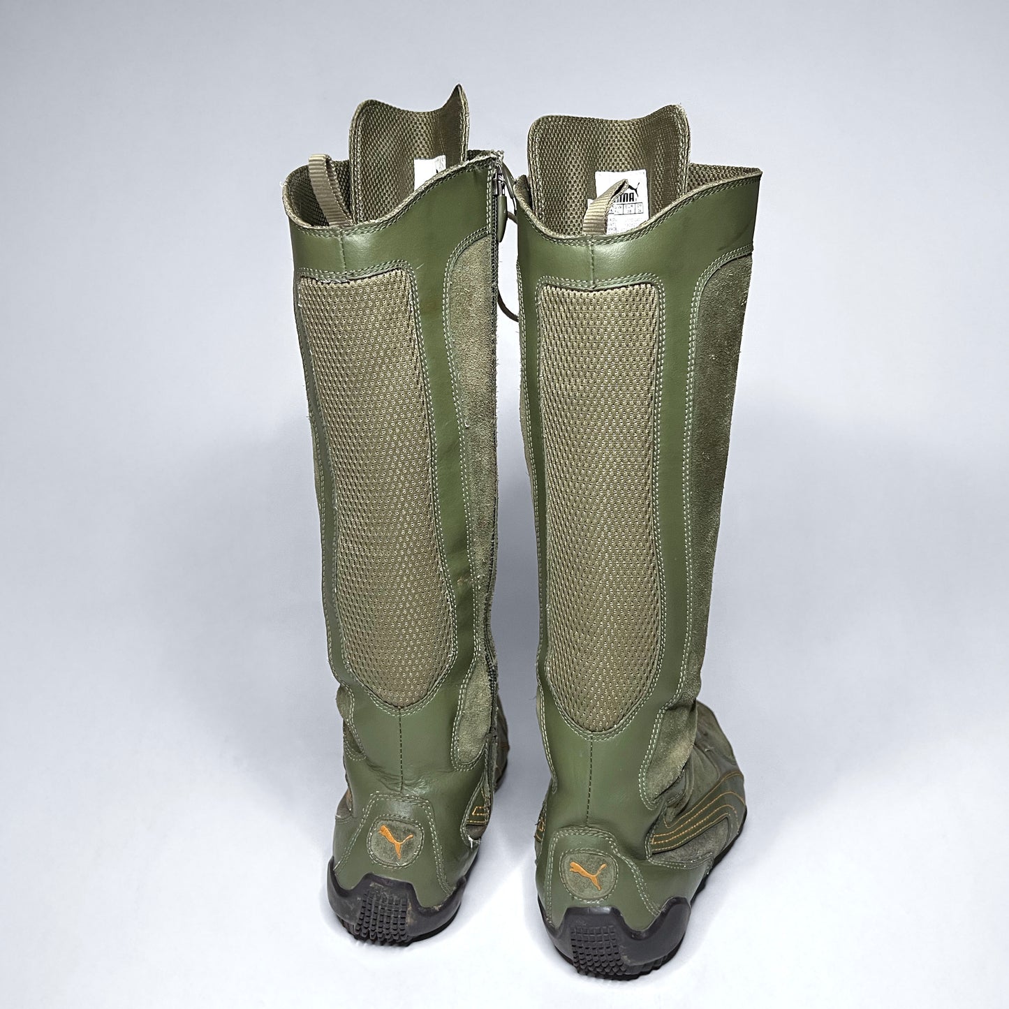 Puma Rare London Trail Green Leather Boxing Boots
