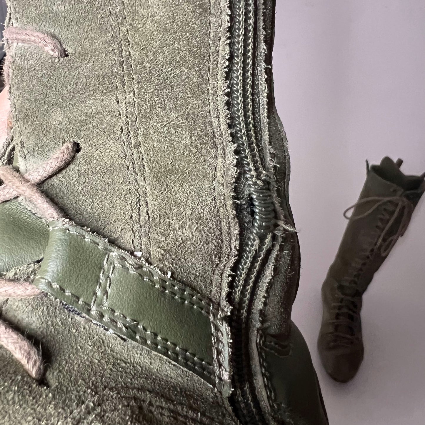 Puma Rare London Trail Green Leather Boxing Boots
