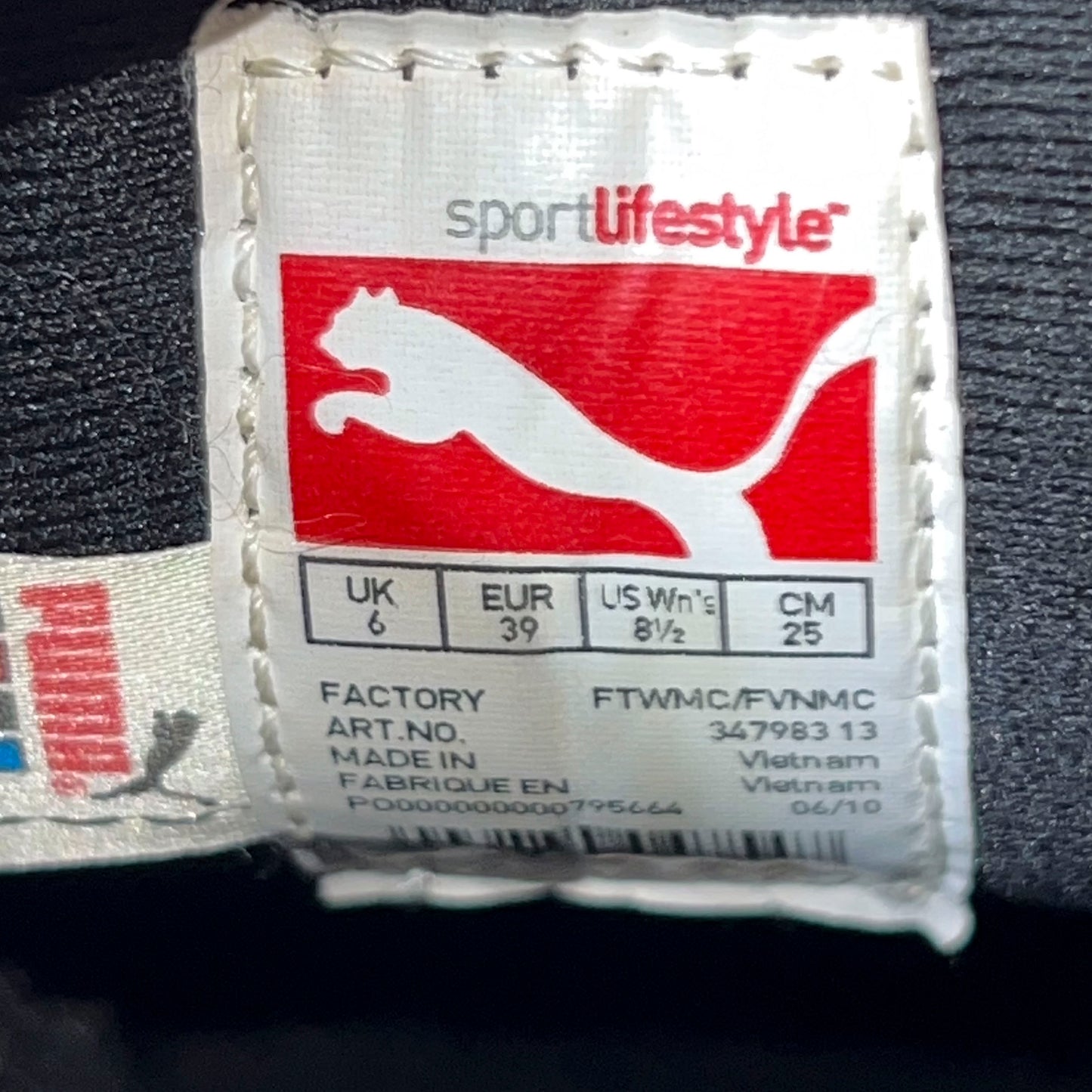 Puma Vintage Black Sneakers