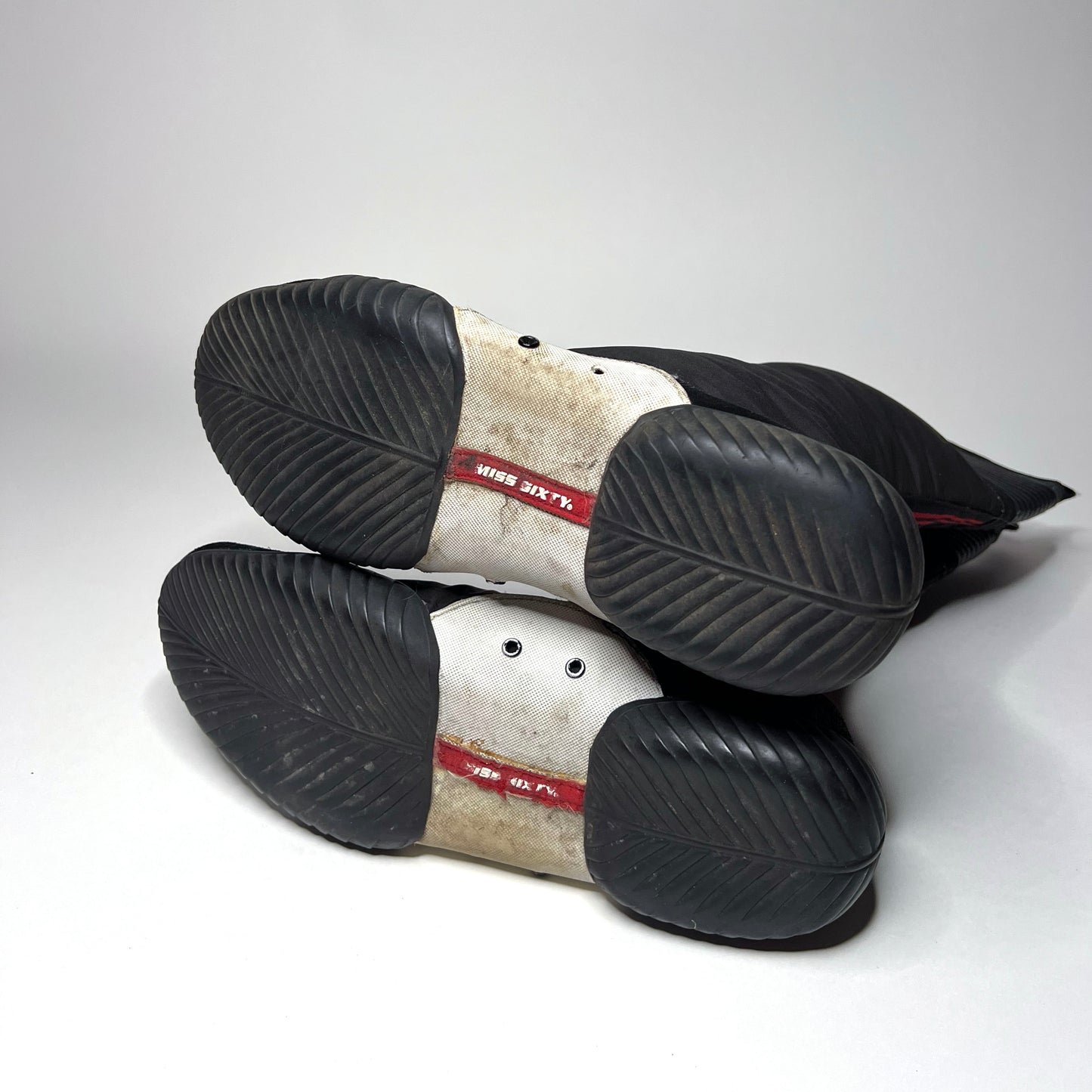 Miss Sixty Vintage Black Boxing Boots
