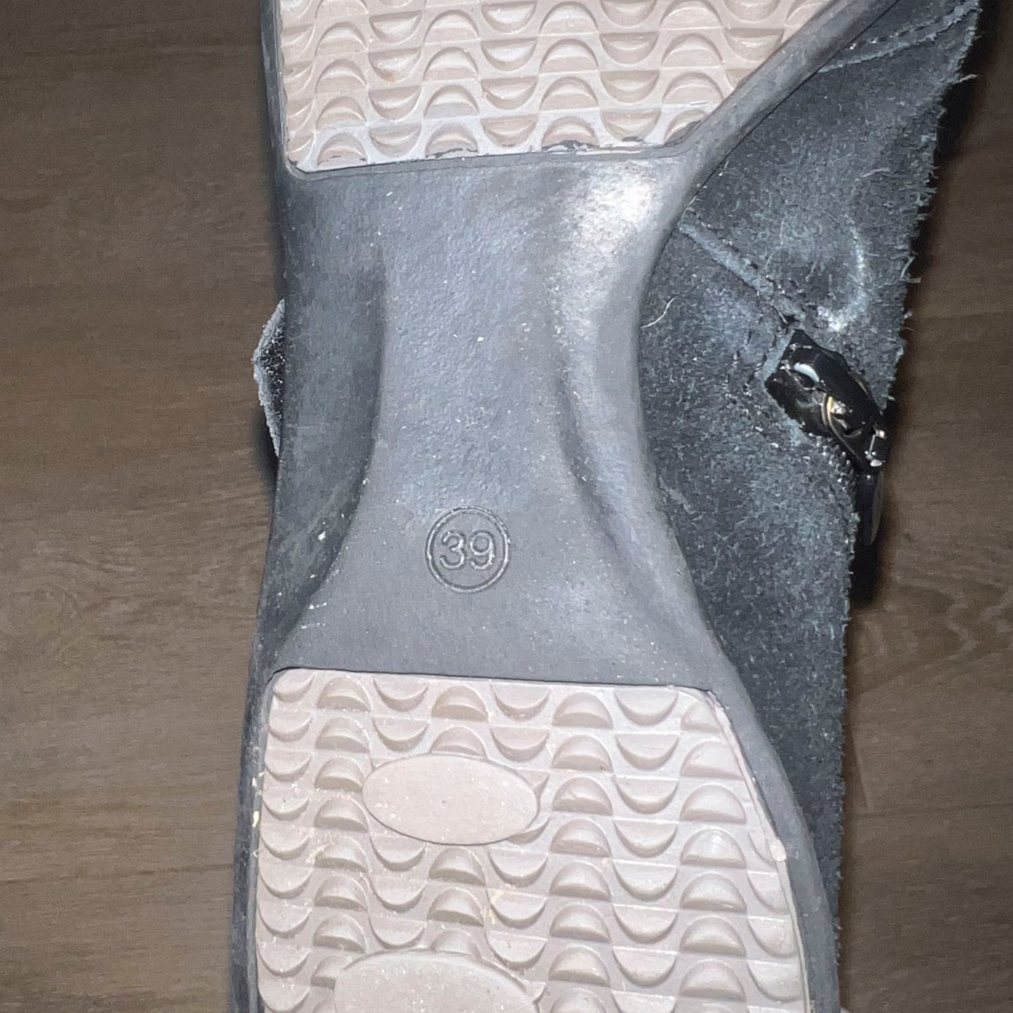 Esprit Vintage Black Leather Boxing Boots