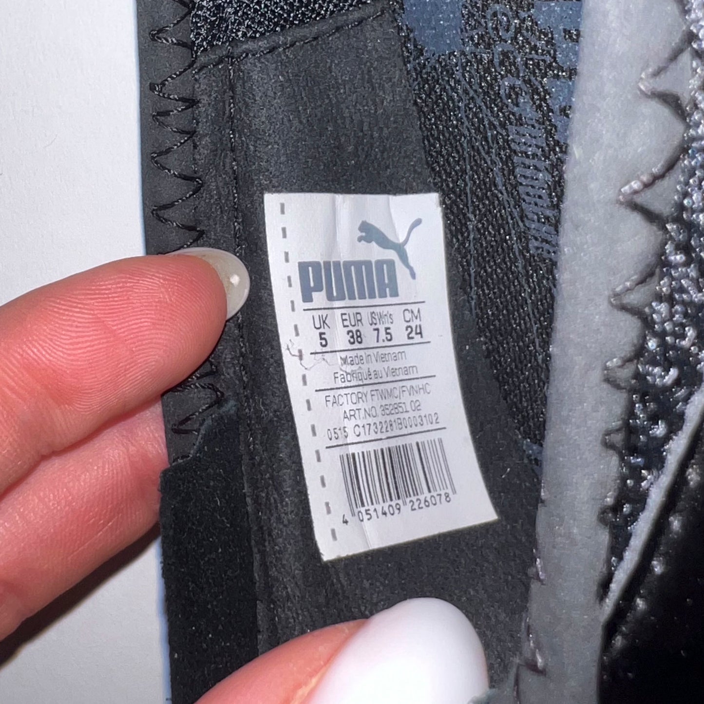 Puma Vintage Leather Ballet Flats