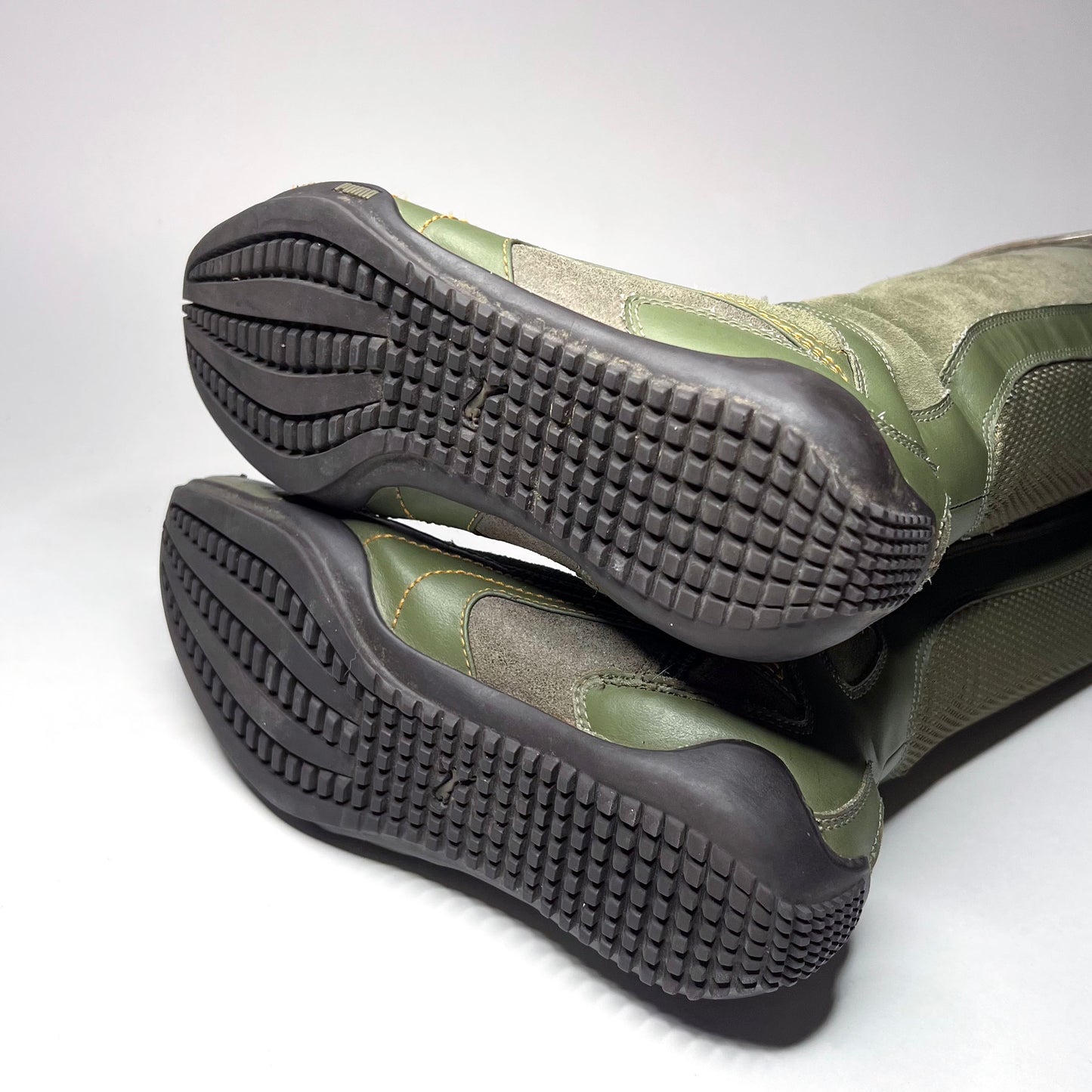 Puma Rare London Trail Green Leather Boxing Boots