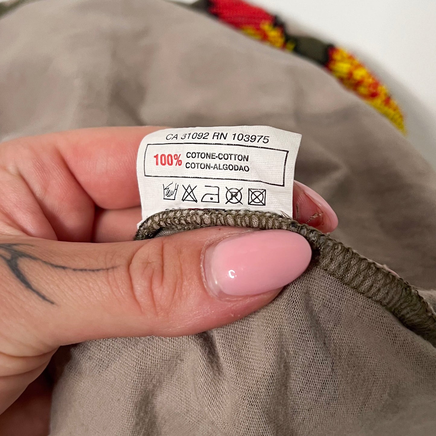 Miss Sixty Camo Print Y2K Top