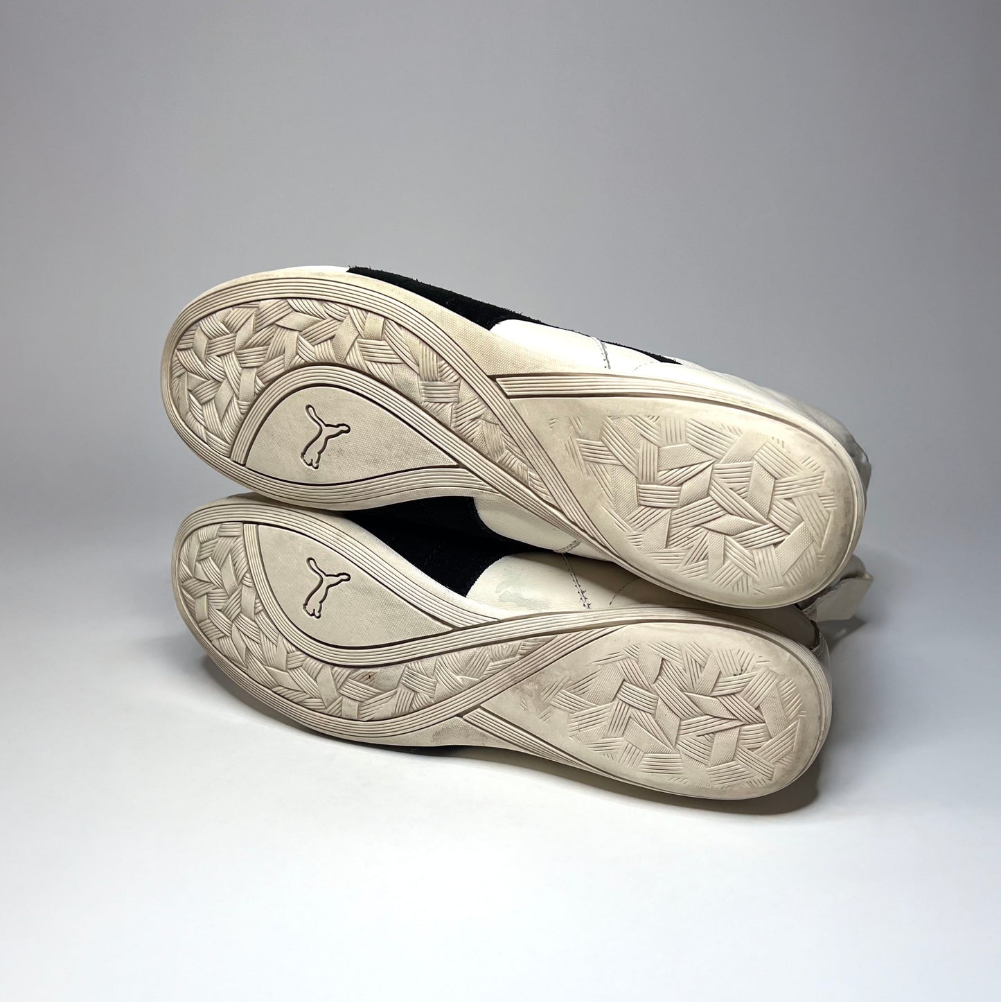 Puma Vintage White Leather Boxing Boots