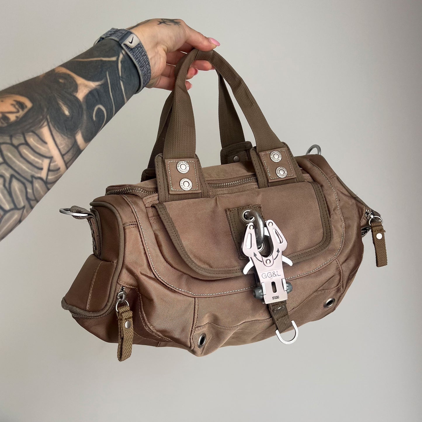 George Gina Lucy GG&L Beige Shoulder Bag