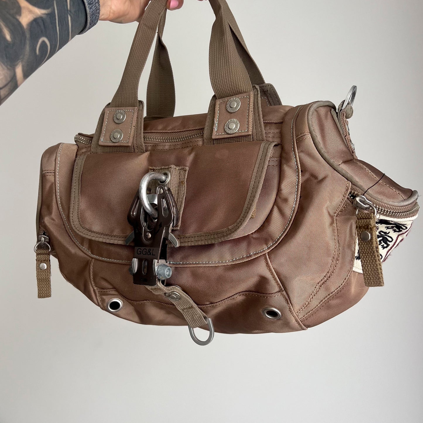 George Gina Lucy GG&L Beige Shoulder Bag