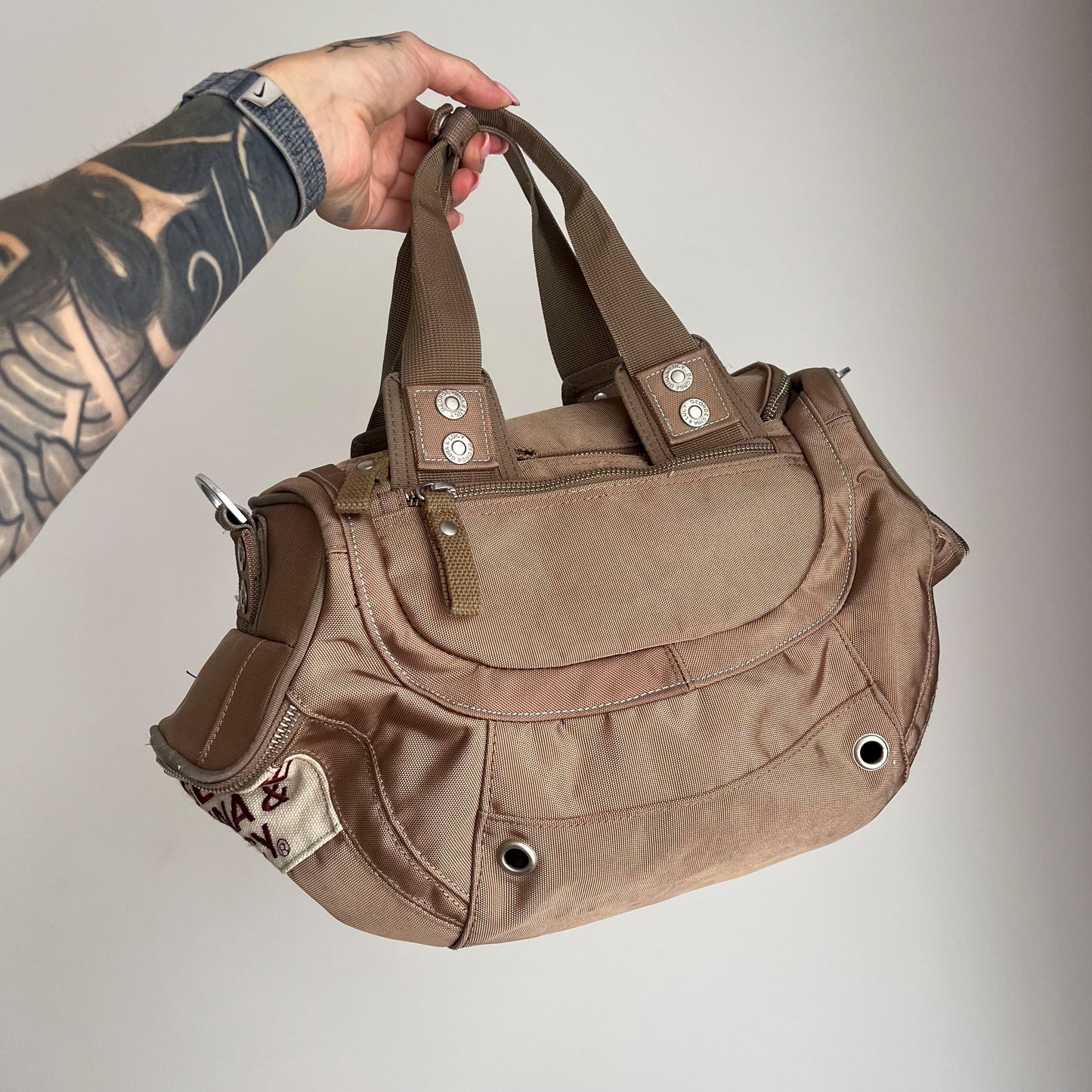 George Gina Lucy GG&L Beige Shoulder Bag