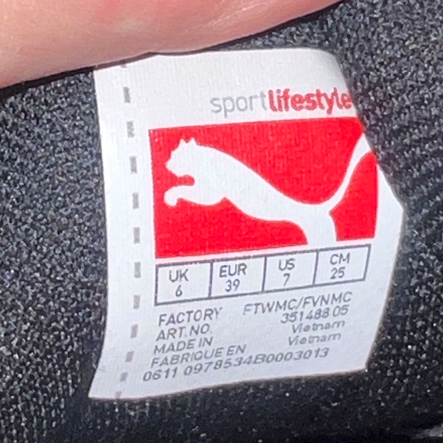 Puma Vintage Black Sneakers