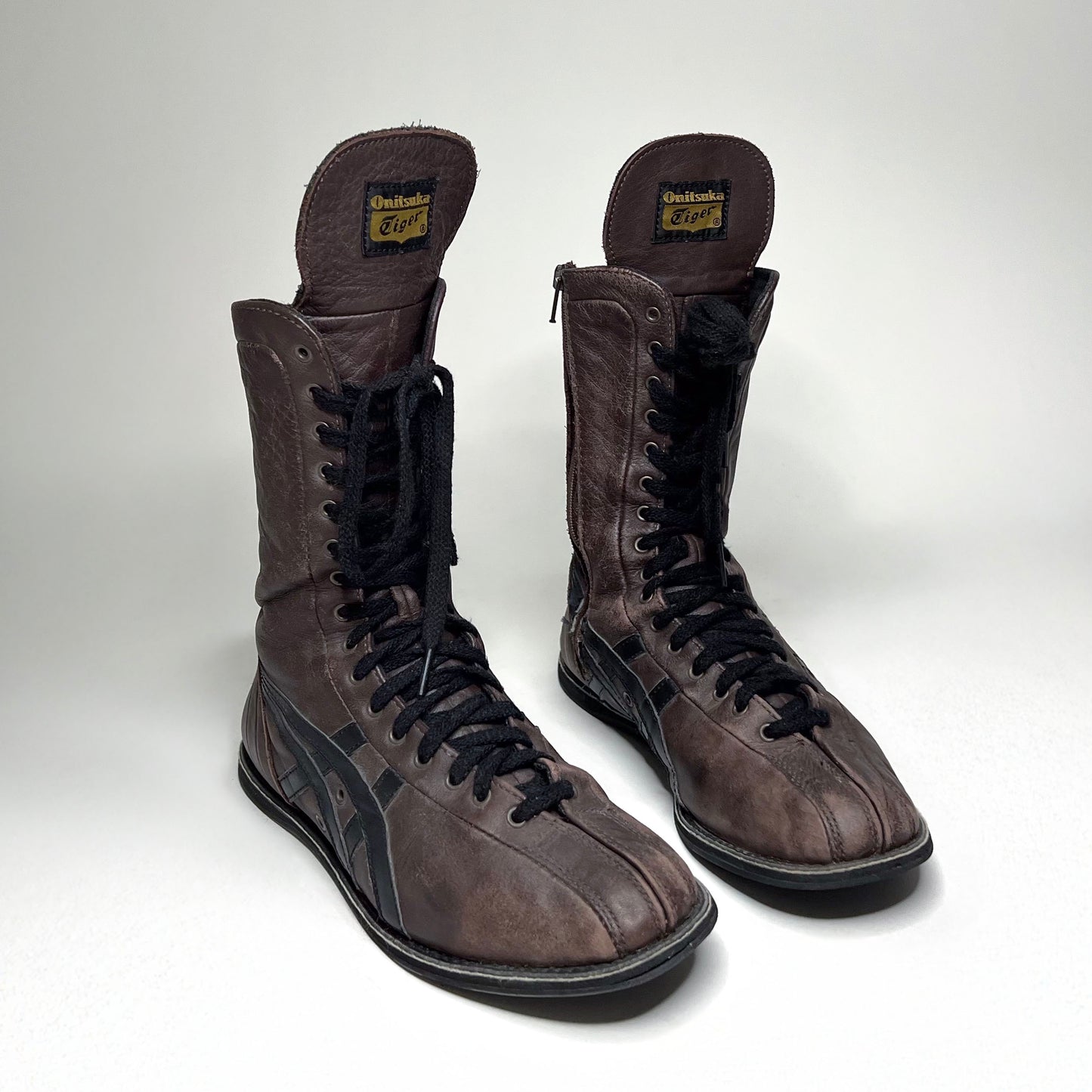 Onitsuka Tiger Vintage Brown Leather Boxing Boots