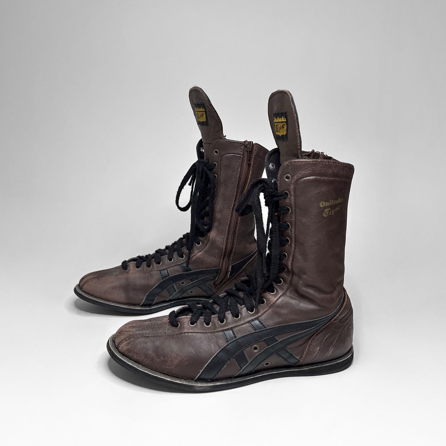 Onitsuka Tiger Vintage Brown Leather Boxing Boots