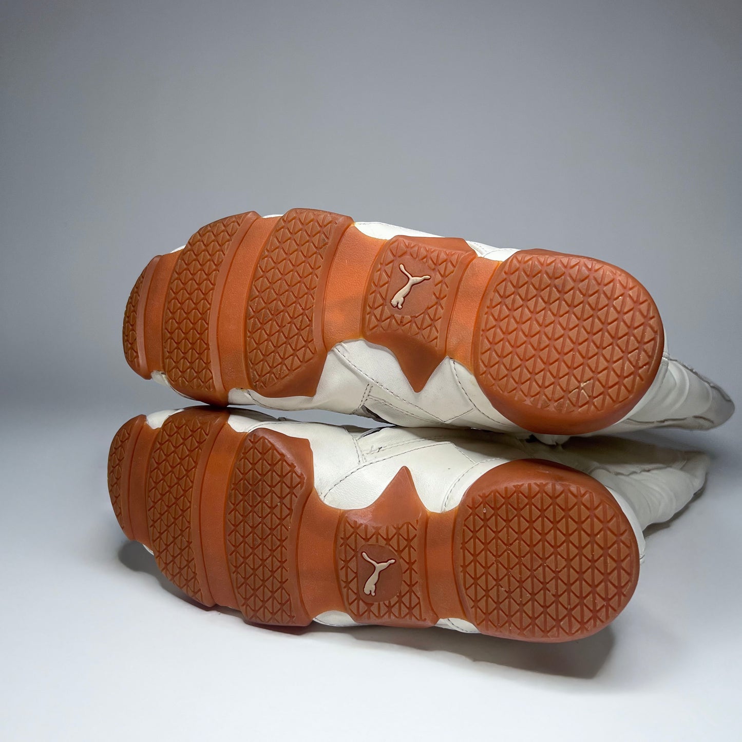 Puma Satori Vintage White Leather Boxing Boots