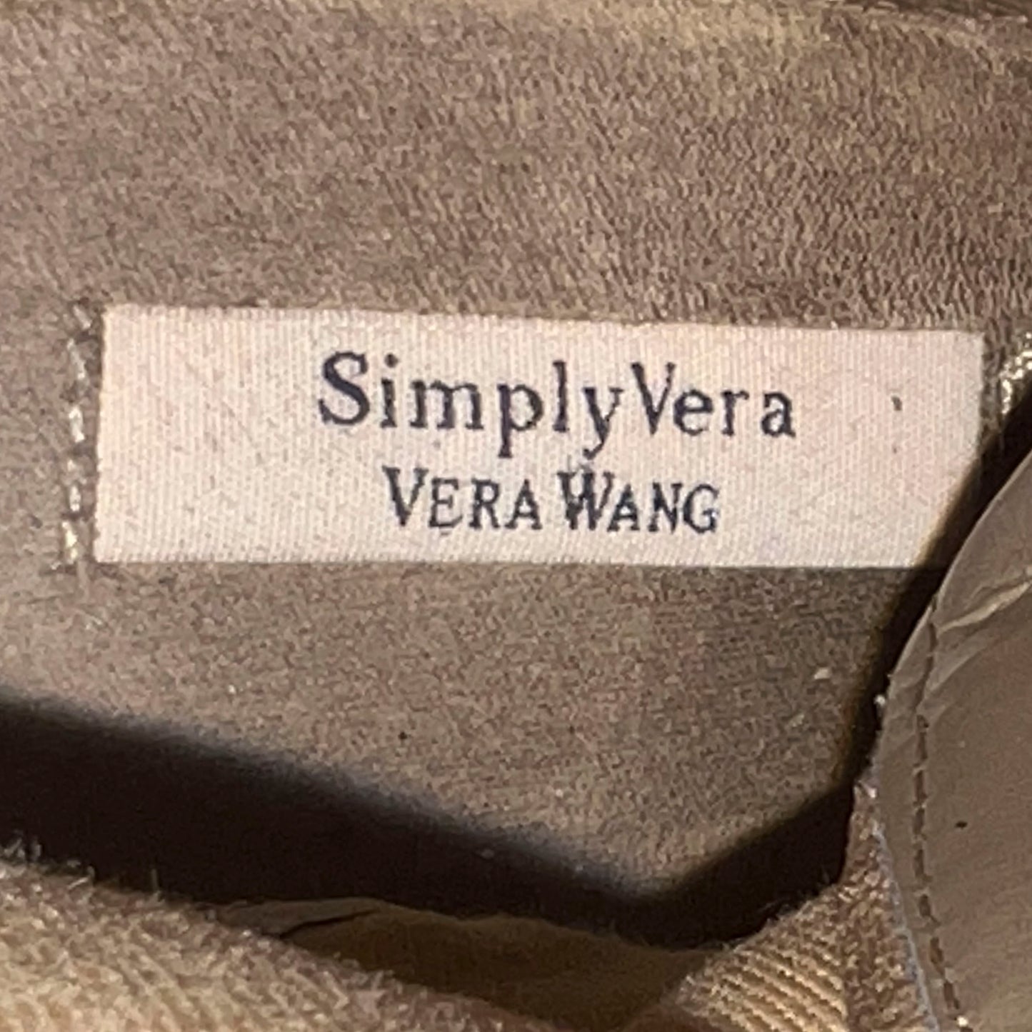 Vintage Vera Wang Marant Style Wedge Beige Leather Sneakers US 7.5