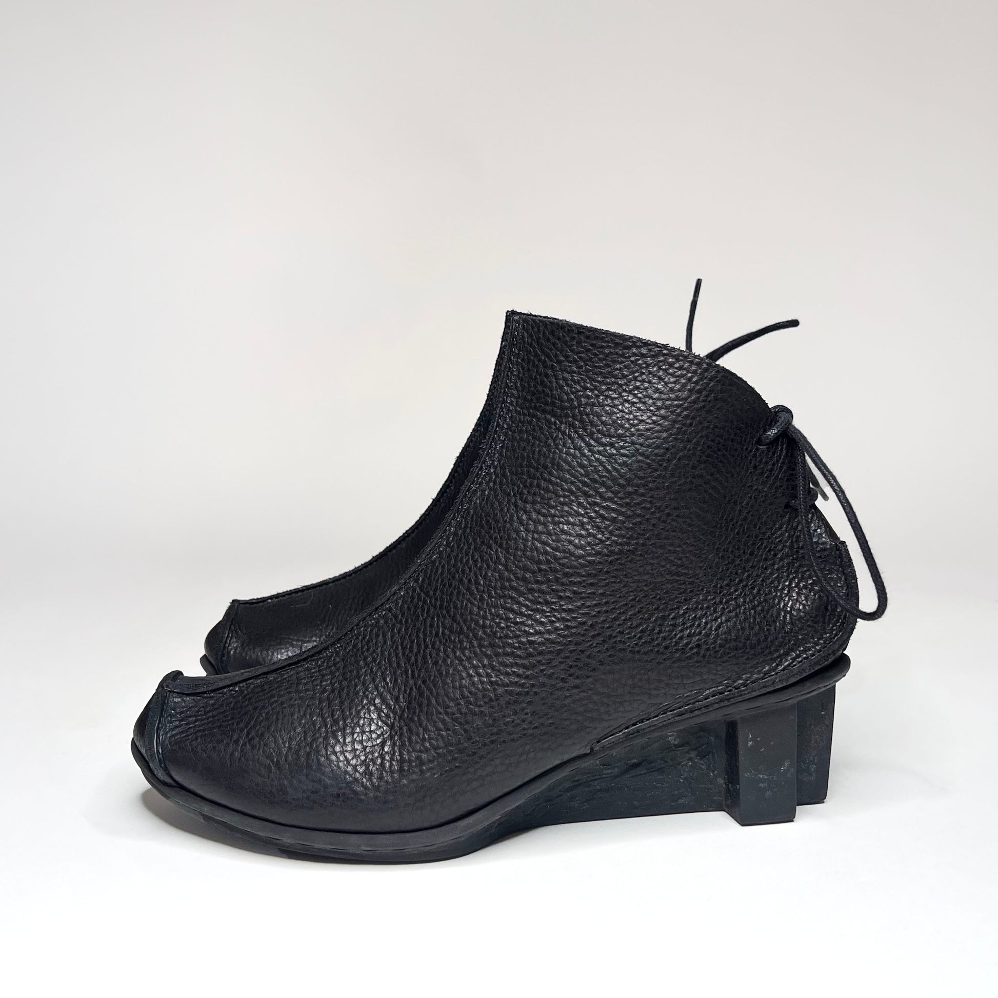 Trippen Black Ankle Platform Boots