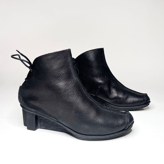 Trippen Black Ankle Platform Boots
