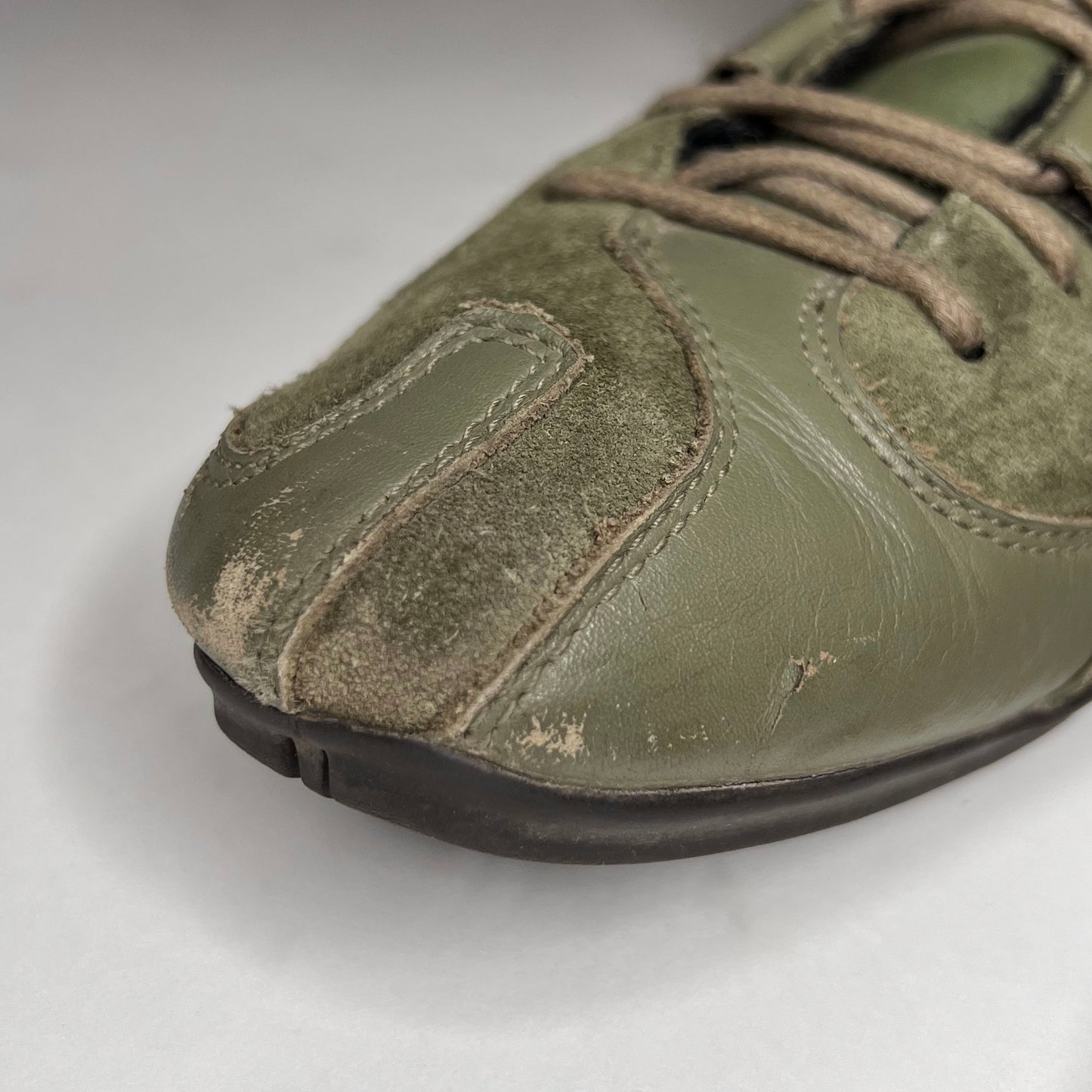 Puma Rare London Trail Green Leather Boxing Boots