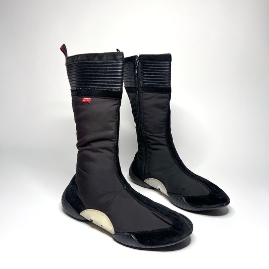Miss Sixty Vintage Black Boxing Boots