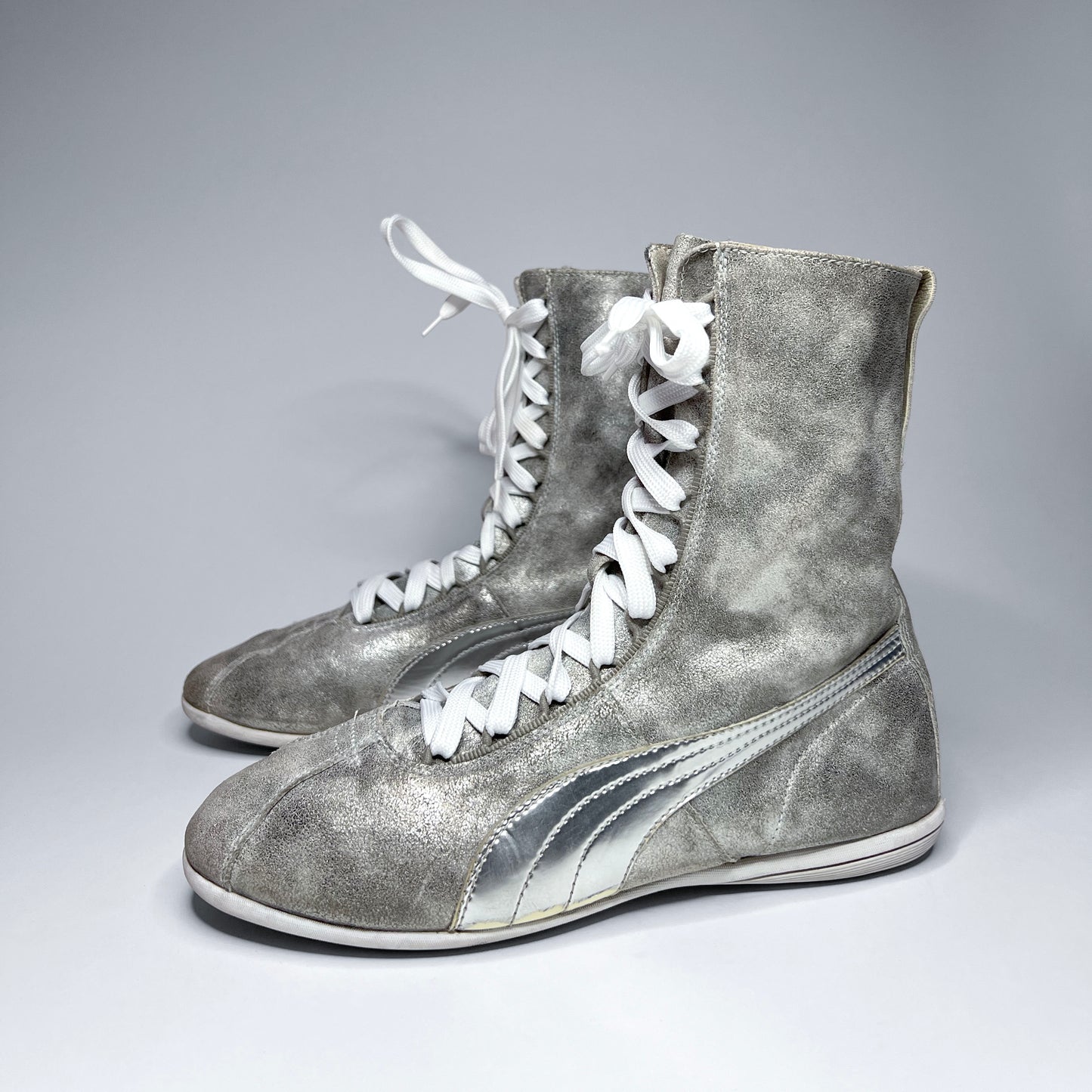 Puma Vintage Silver Boxing Boots