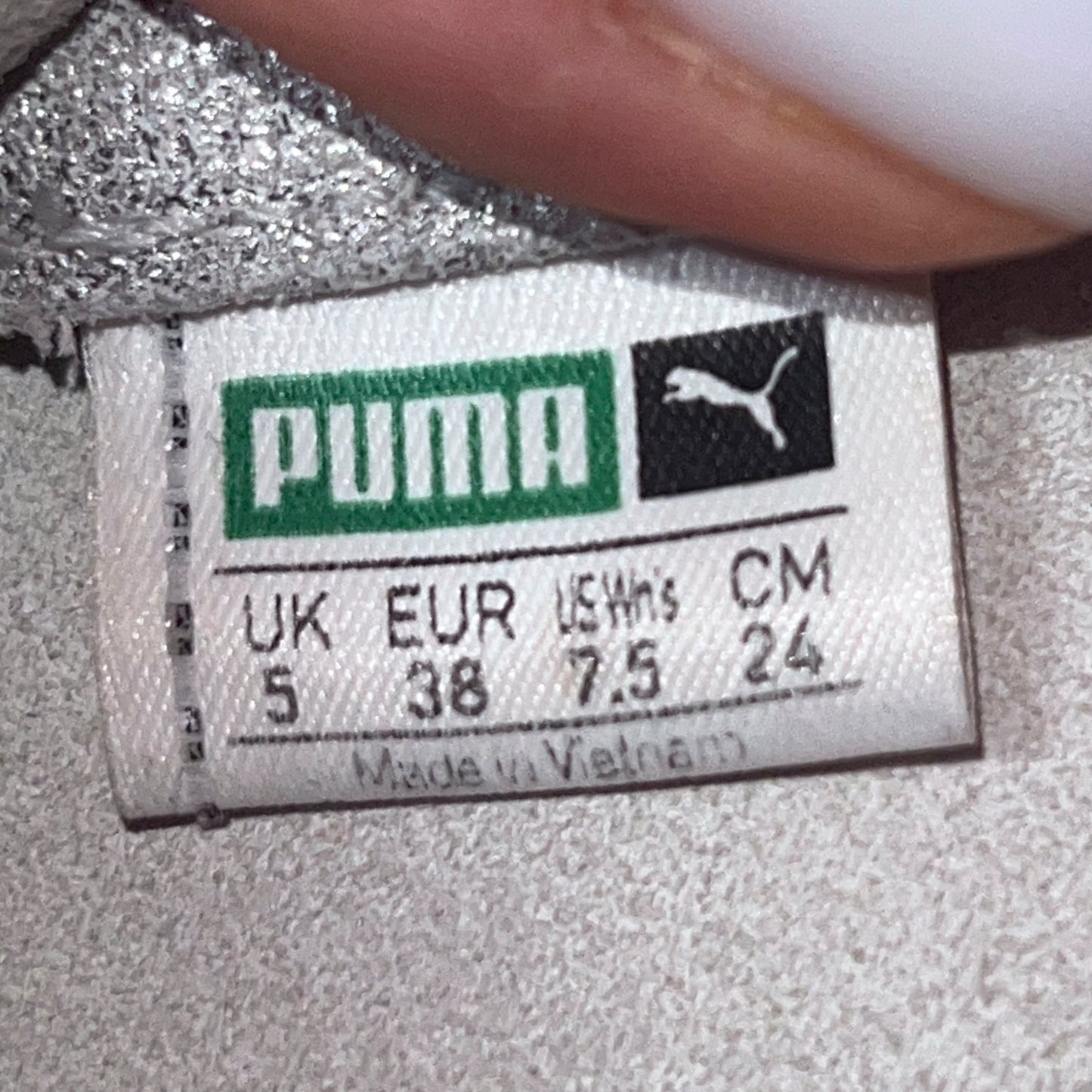 Puma Vintage Silver Boxing Boots