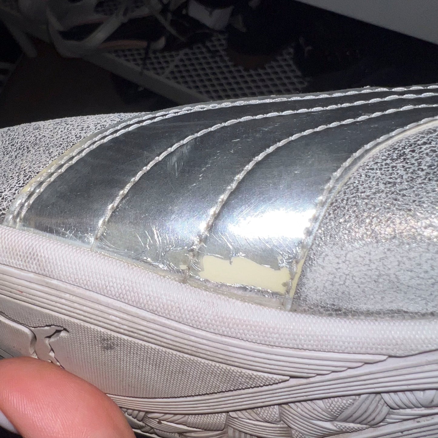 Puma Vintage Silver Boxing Boots