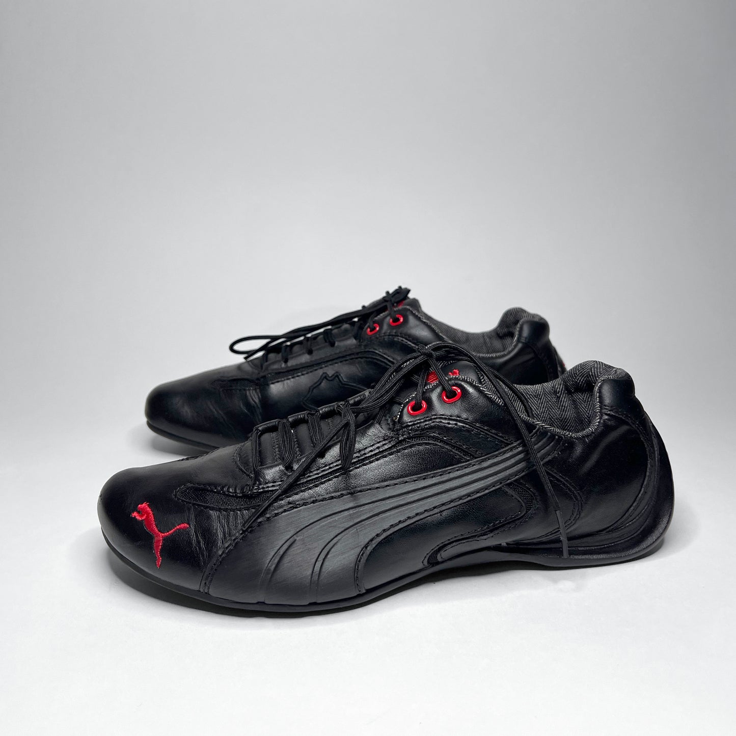 Puma Vintage Leather Black Sneakers