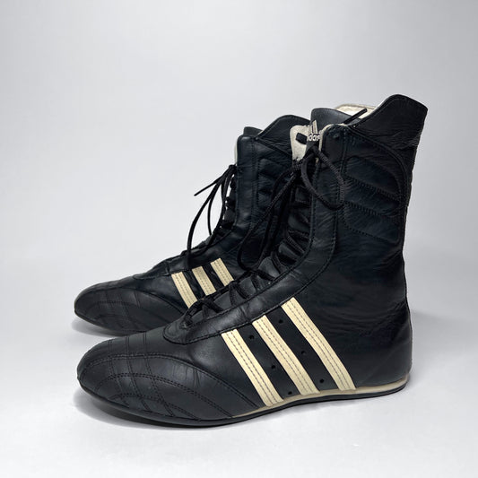 Adidas Vintage Black Leather Boxing Boots