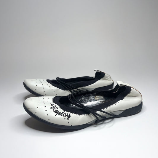 Replay Vintage Leather Ballet Flats