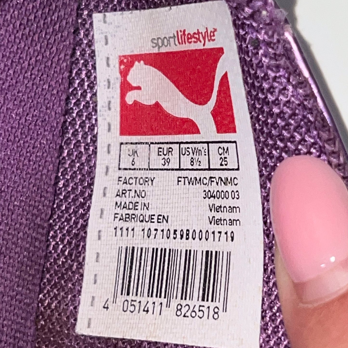 Puma Vintage Leather Ballet Flats