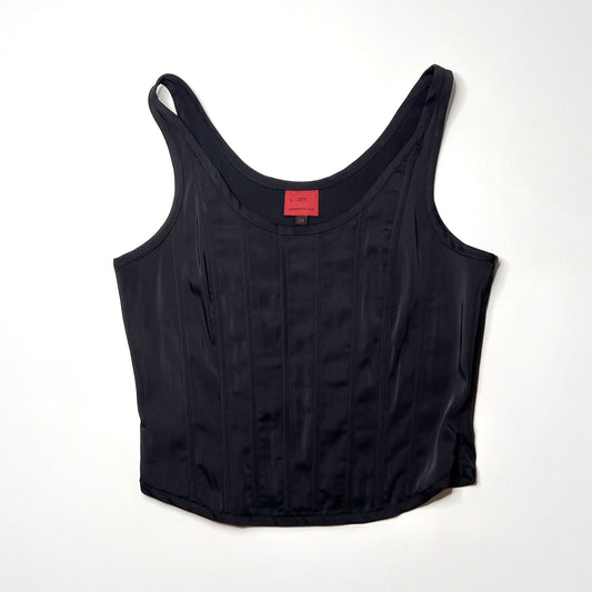 Vintage Black Corset Top