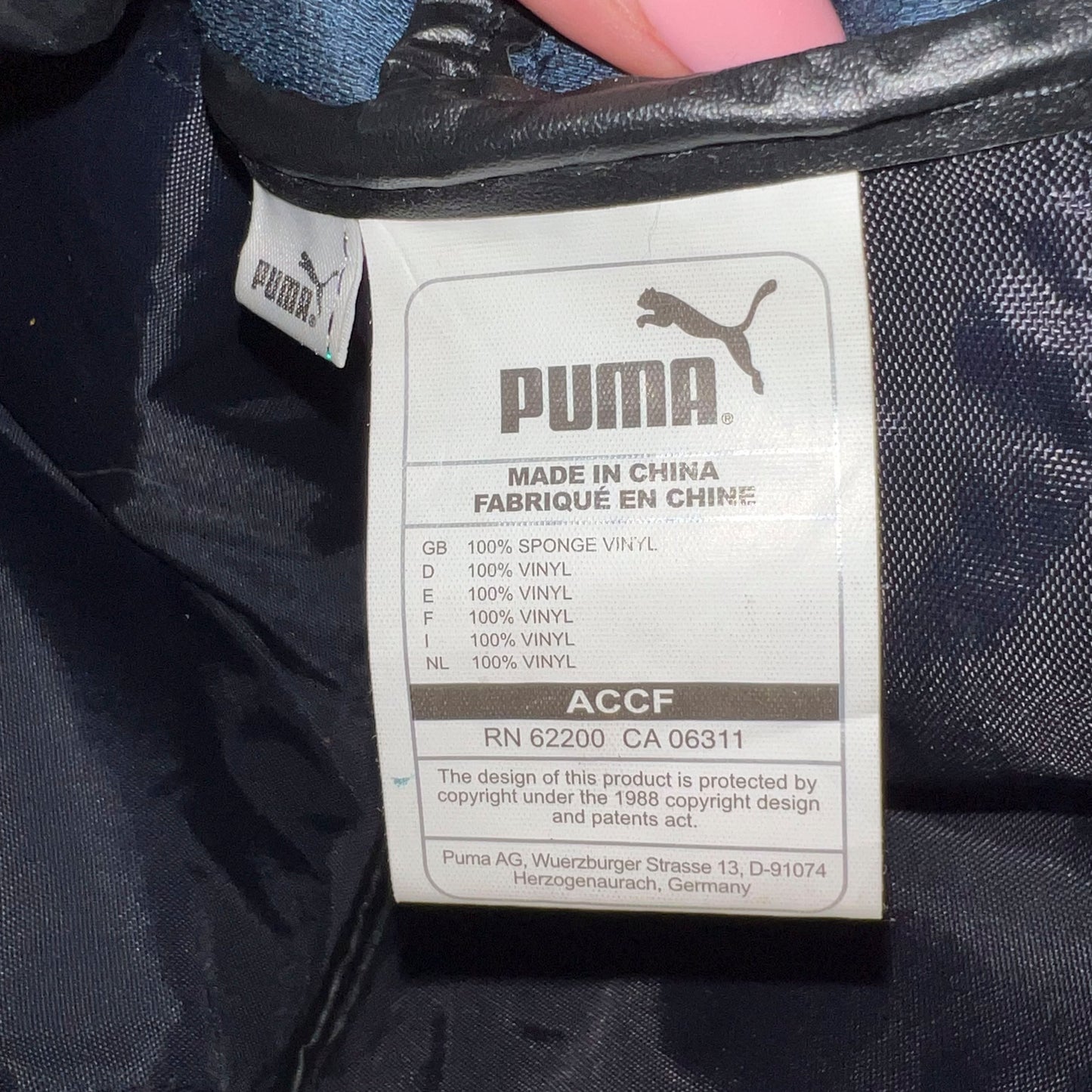 Vintage Puma Faux Leather Small Bag