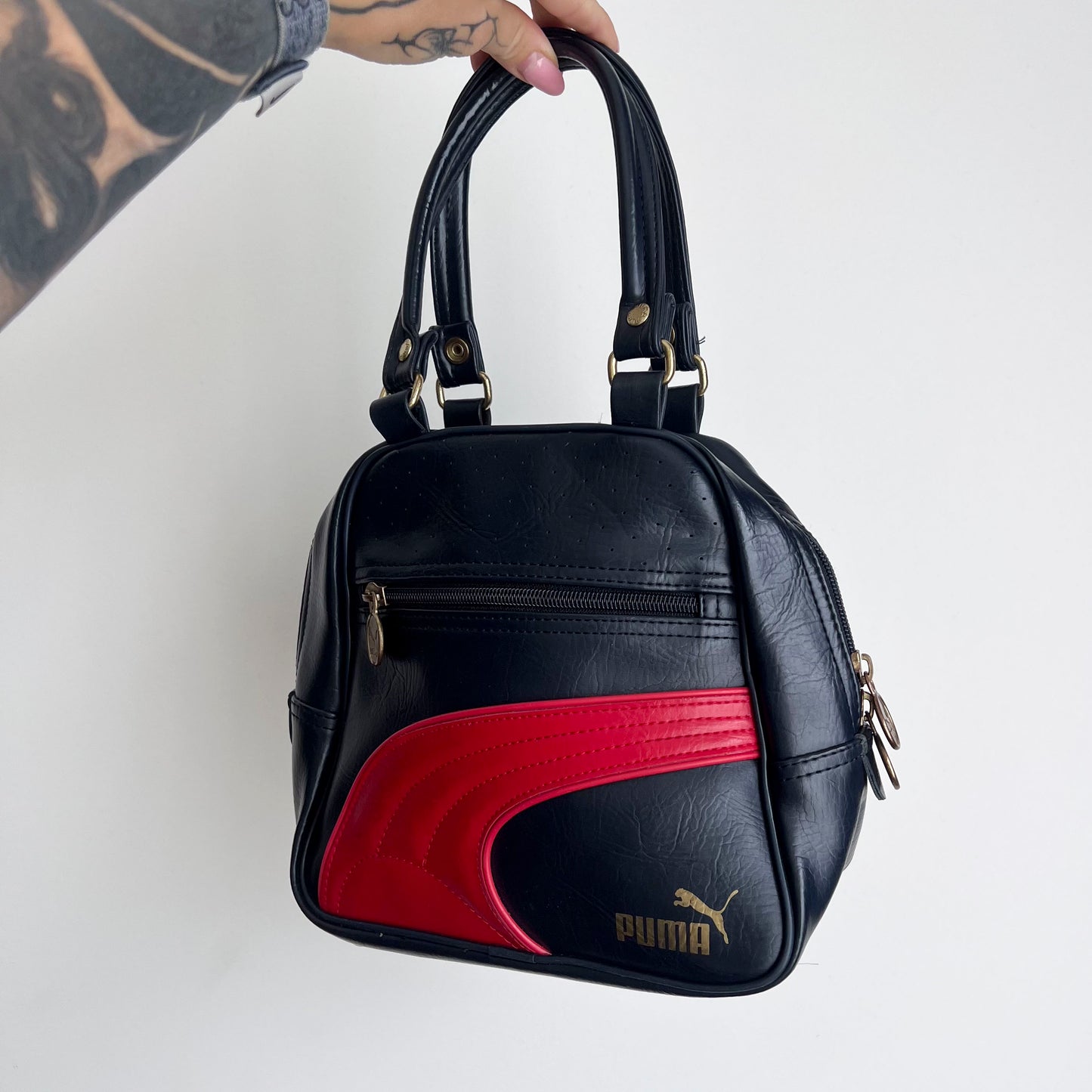 Vintage Puma Faux Leather Small Bag