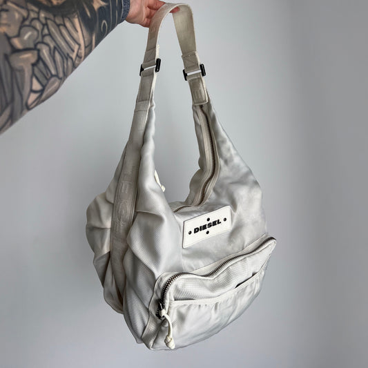 Vintage Diesel Nylon Maxi Shoulder Bag