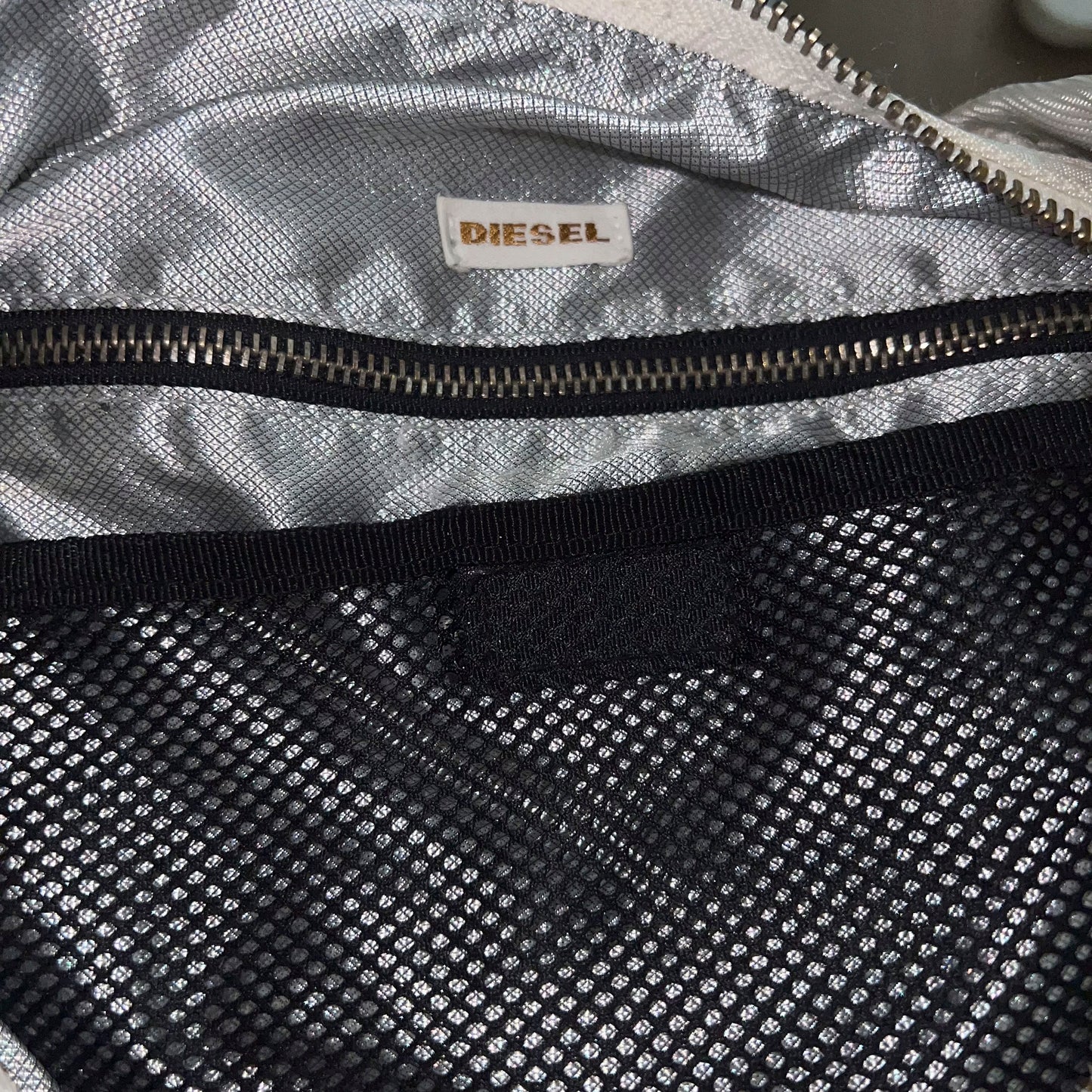Vintage Diesel Nylon Maxi Shoulder Bag