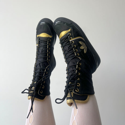 Adidas Vintage Black Boxing Boots